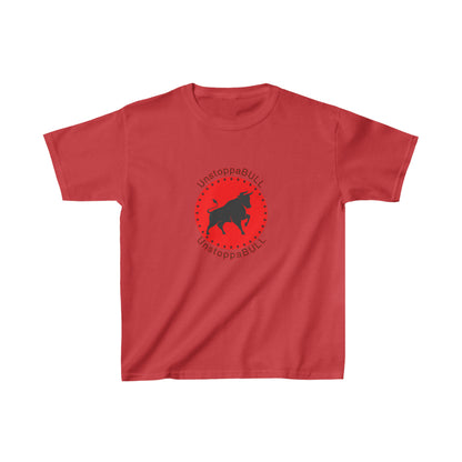 Animals, Bull, Symbol, Unstoppable, UnstoppaBULL- Kids, Child, Heavy Cotton, T-shirt