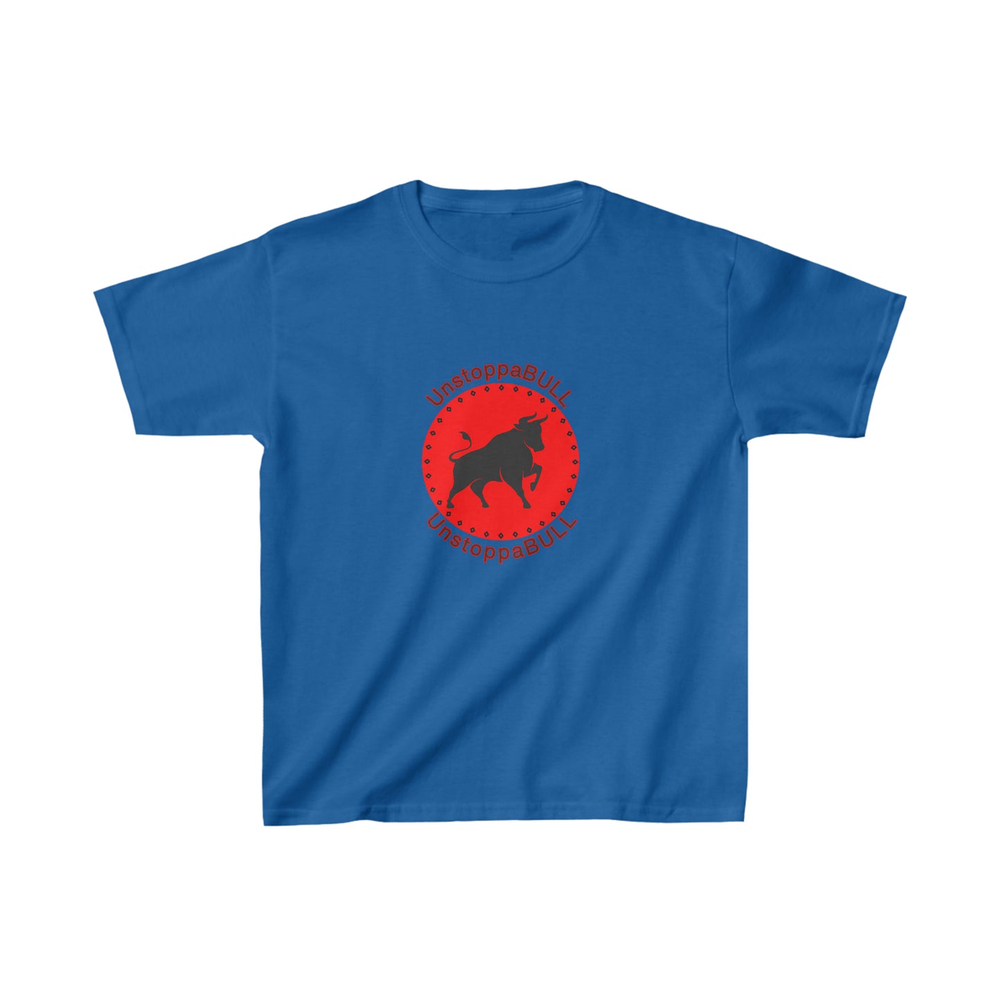 Animals, Bull, Symbol, Unstoppable, UnstoppaBULL- Kids, Child, Heavy Cotton, T-shirt