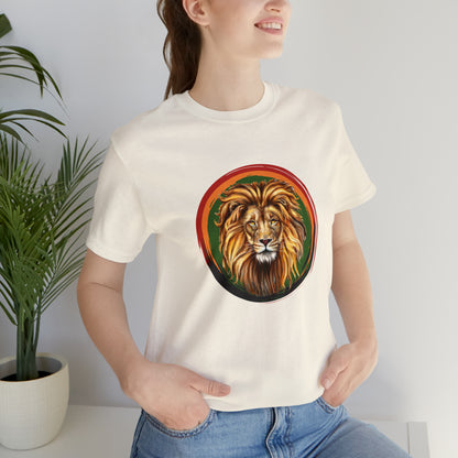 Lion, Animals, Feline (Wild Cats)- Adult- Adult, Regular Fit, Soft Cotton, Full Size Image, T-shirt