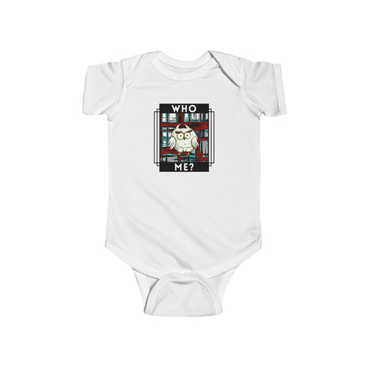 Bird, Who Me? Owl, Animals- Baby, Infant, Toddler, Soft Cotton, Onesie