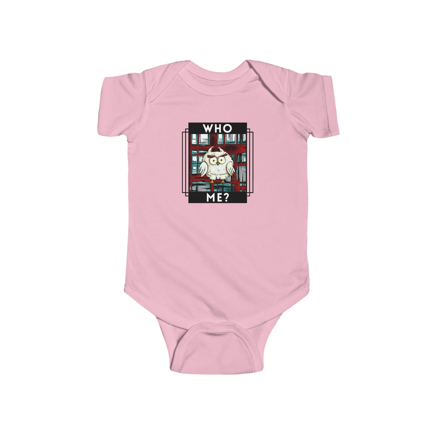 Bird, Who Me? Owl, Animals- Baby, Infant, Toddler, Soft Cotton, Onesie