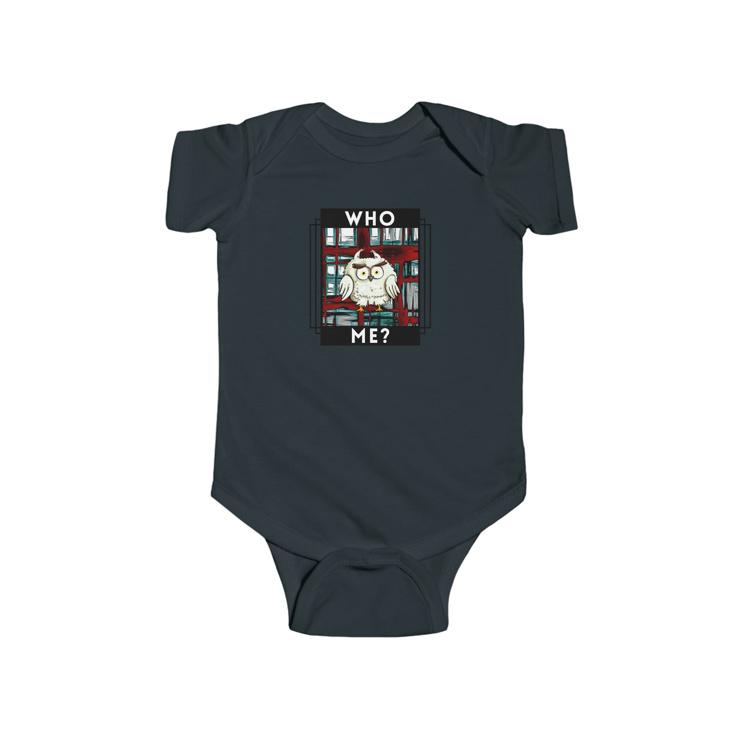 Bird, Who Me? Owl, Animals- Baby, Infant, Toddler, Soft Cotton, Onesie