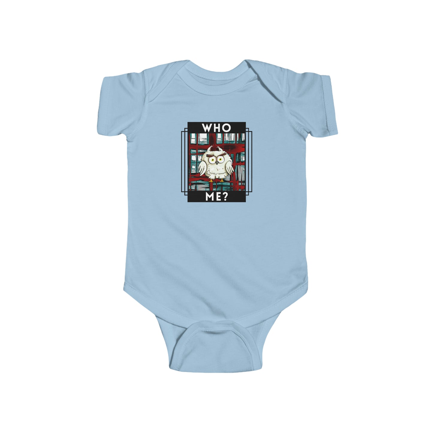 Bird, Who Me? Owl, Animals- Baby, Infant, Toddler, Soft Cotton, Onesie