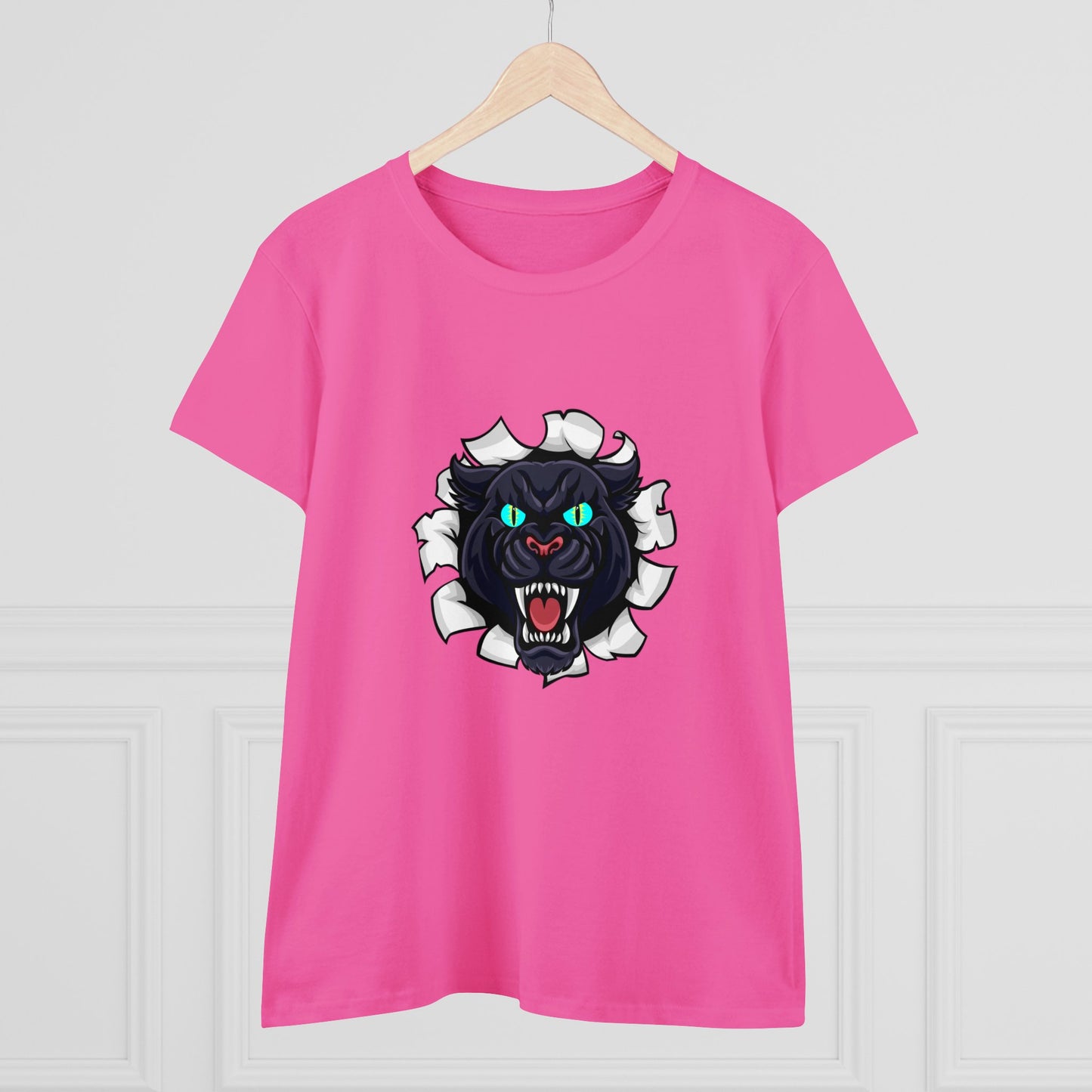 Holidays, Halloween, Animals, Felines, Sports, Football, Carolina Panthers- Adult, Semi-fitted, Smaller Size Image, T-shirt