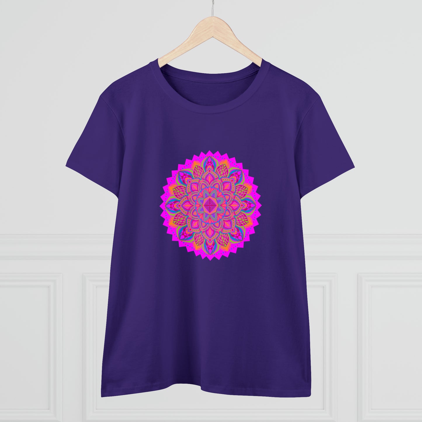 Art, Colorful, Nature, Flowers- Adult, Semi-fitted, T-shirt