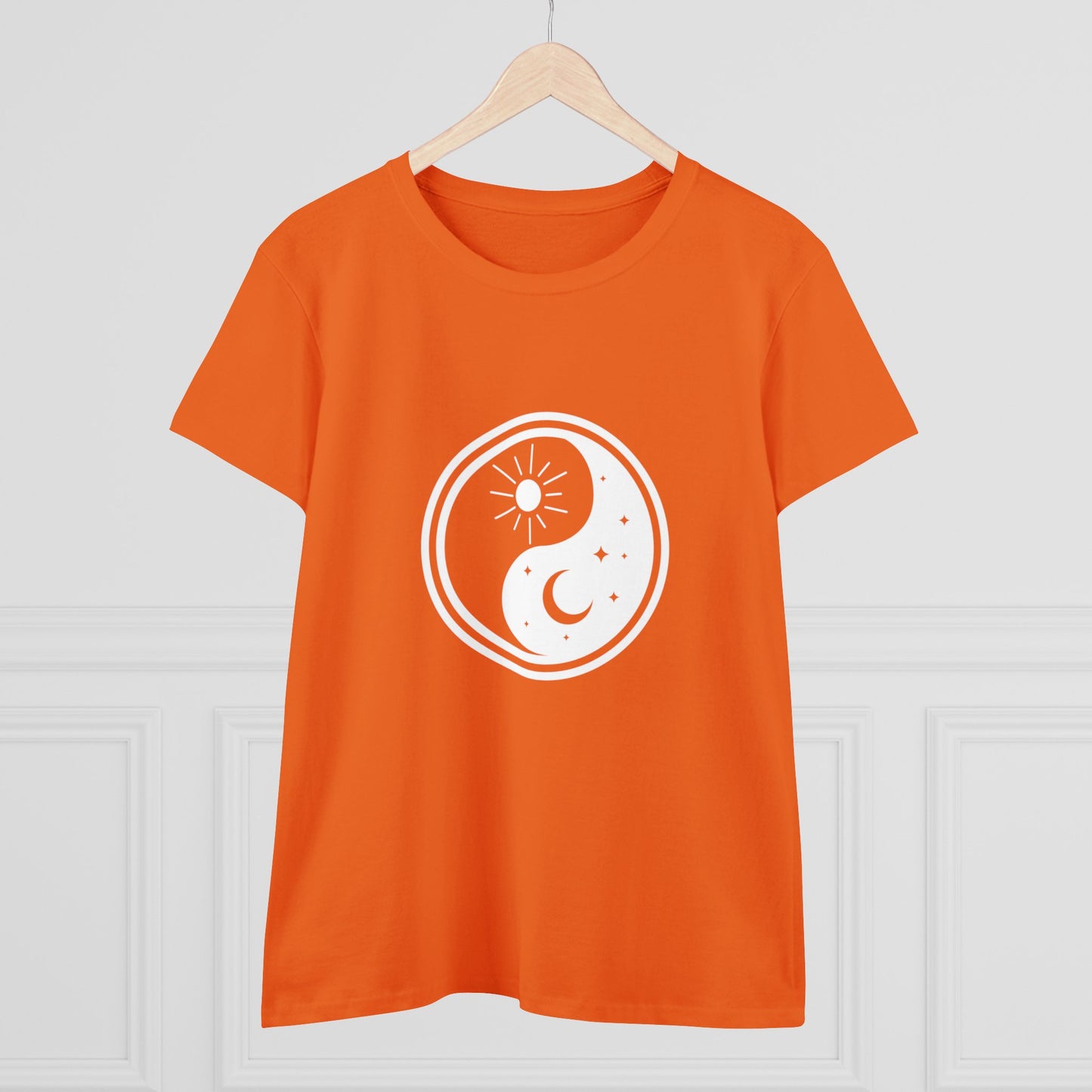 Symbol, Ying Yang, Sun and Moon - Adult, Semi-fitted, T-shirt