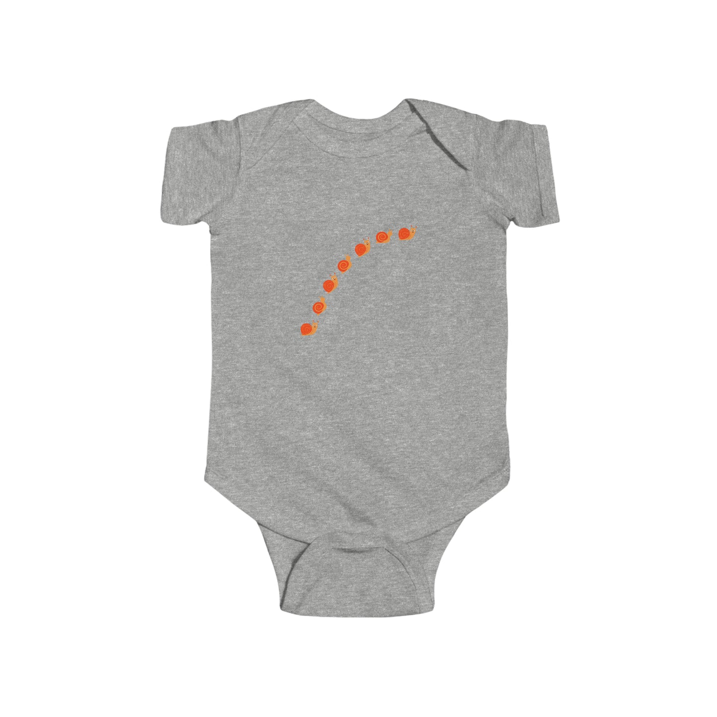 Snail Crossing, Bugs, Animals, Nature, Plants, Garden- Baby, Infant, Soft Cotton, Onesie