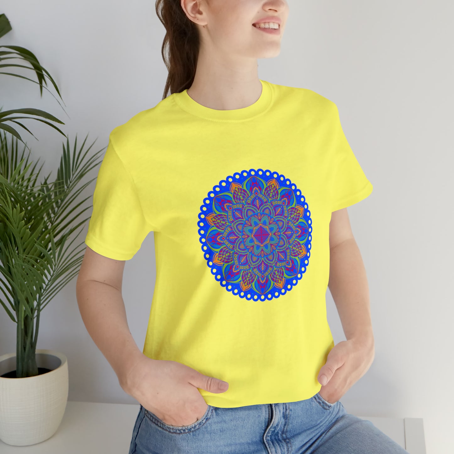 Art, Colorful, Nature, Flowers- Adult, Regular Fit, Soft Cotton,  T-shirt