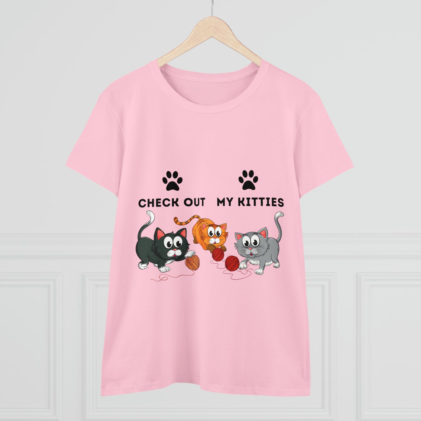 Kitty Cat T-Shirt / Check Out My Kitties Shirt / Unisex Jersey Short Sleeve Tee / Humorous Pet Clothes