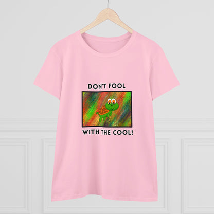 Turtle, Don't Fool With The Cool- Adult, Semi-fitted, T-shirt