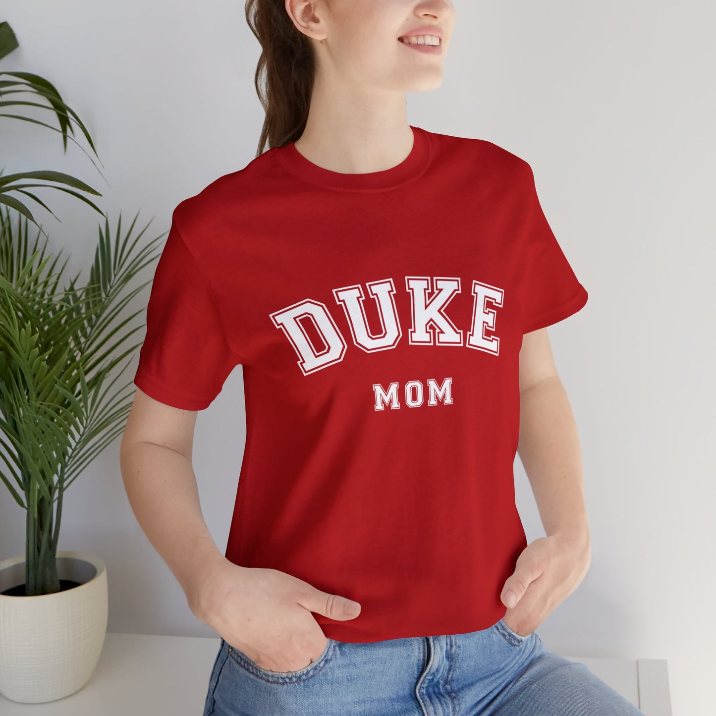 DUKE Mom, parent shirt- Adult, Regular Fit, Soft Cotton, T-shirt
