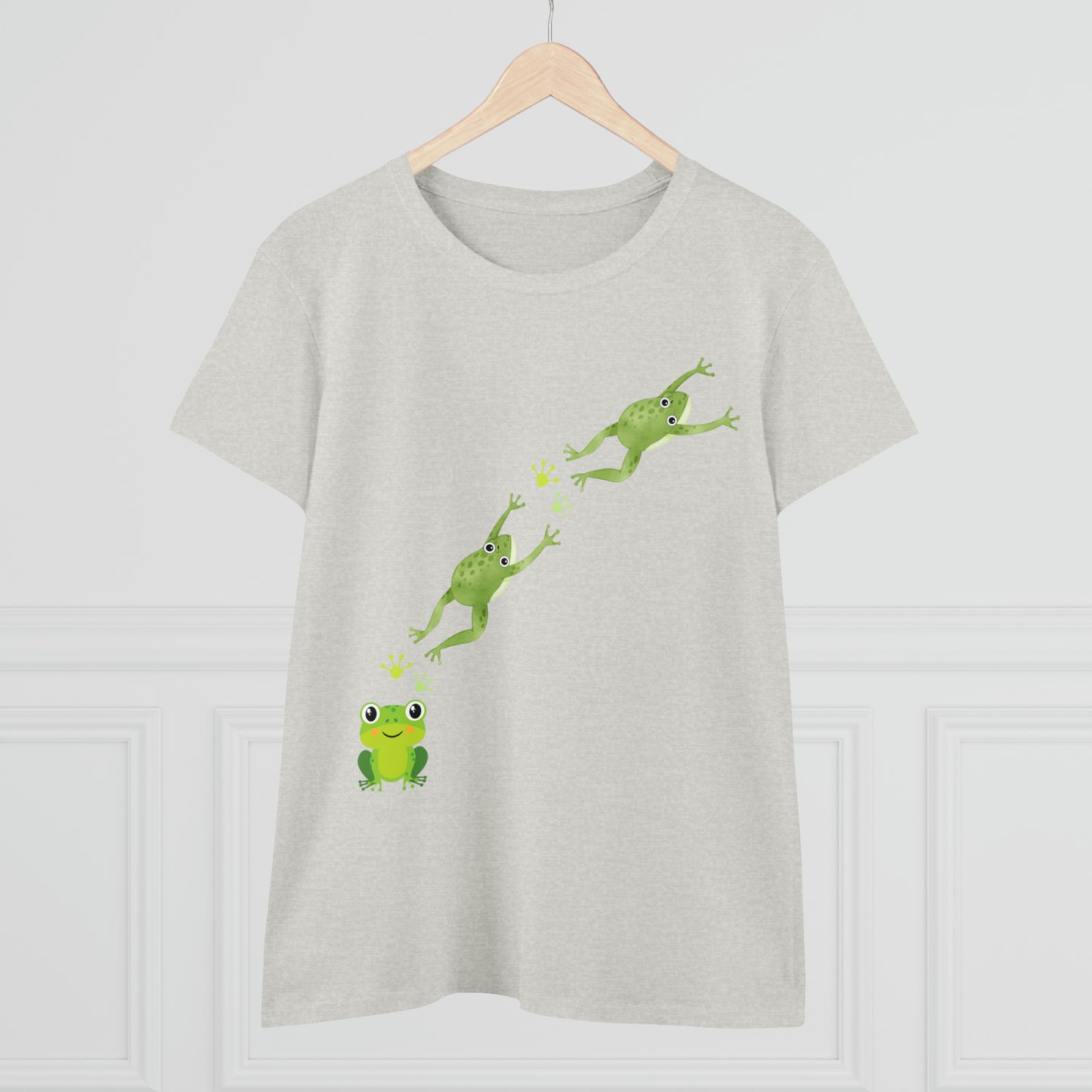 Frog Crossing- Adult, Semi-fitted, T-shirt