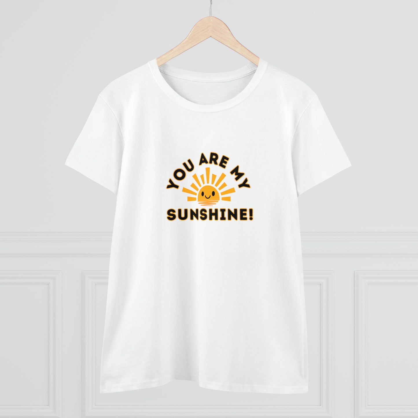 Positive, You Are My Sunshine, Happiness- Adult, Semi-fitted, Smaller Size Image, T-shirt