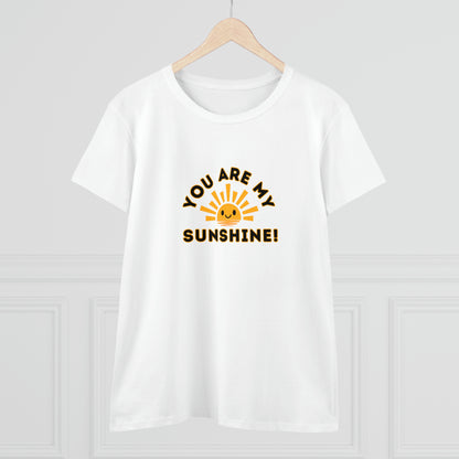 Positive, You Are My Sunshine, Happiness- Adult, Semi-fitted, Smaller Size Image, T-shirt