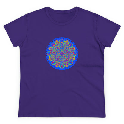 Art, Colorful, Nature, Flowers- Adult, Semi-fitted, T-shirt