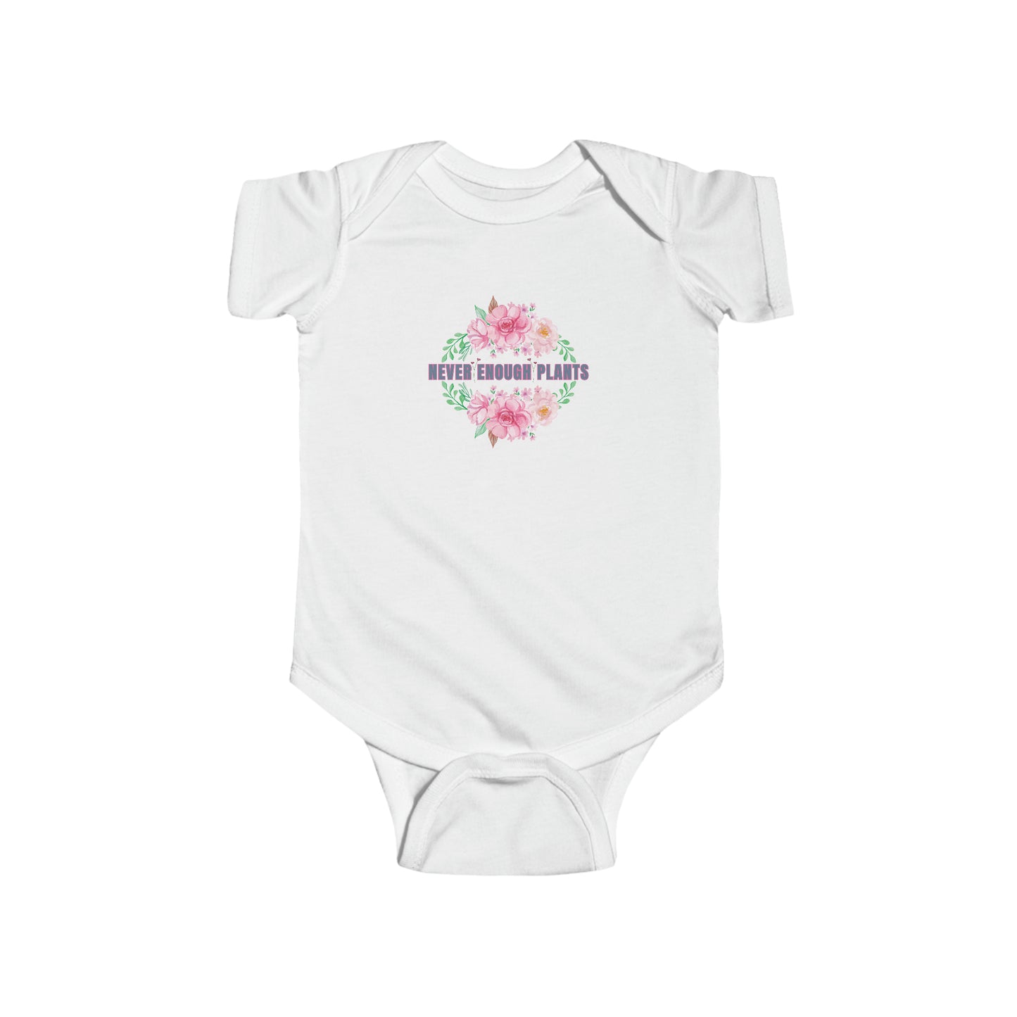 Nature, Plants, Never Enough Plants, Flowers- Baby, Infant, Toddler, Soft Cotton, Onesie