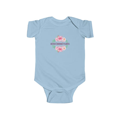 Nature, Plants, Never Enough Plants, Flowers- Baby, Infant, Toddler, Soft Cotton, Onesie