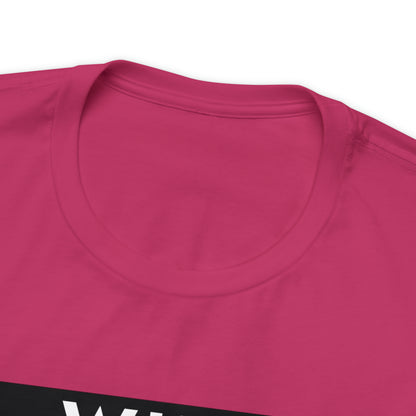 Bird, Who Me? Owl- Adult, Unisex Jersey Short Sleeve Tee, T-shirt