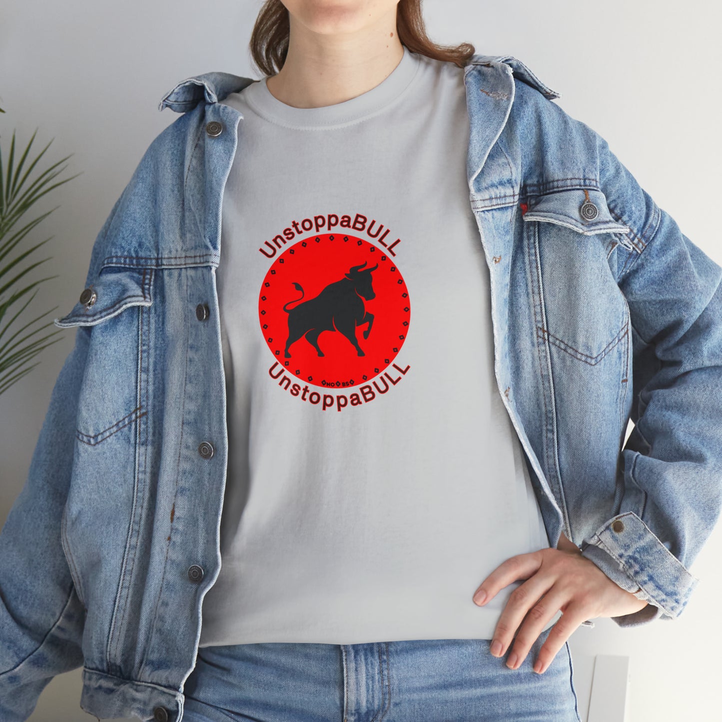 Bull, Unstoppable UnstoppaBULL, Animals- Adult, Heavy Cotton, T-Shirt