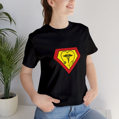 Occupation, Medical, Nurse, Doctor, Health Care Aide, Superhero, Sci-fi- Adult, Regular Fit, Soft Cotton, T-shirt