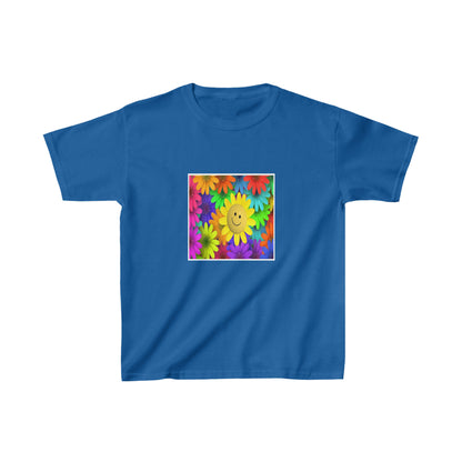 Art, Colorful, Love, Flowers, Positive- Kids, Child, Heavy Cotton, T-shirt