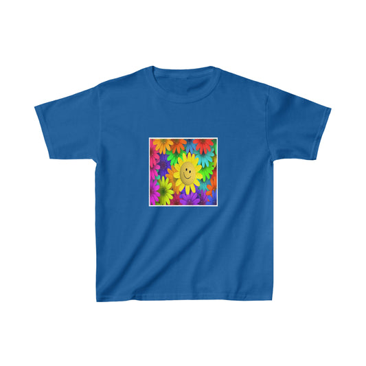 Art, Colorful, Love, Flowers, Positive- Kids, Child, Heavy Cotton, T-shirt