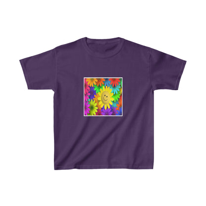 Art, Colorful, Love, Flowers, Positive- Kids, Child, Heavy Cotton, T-shirt