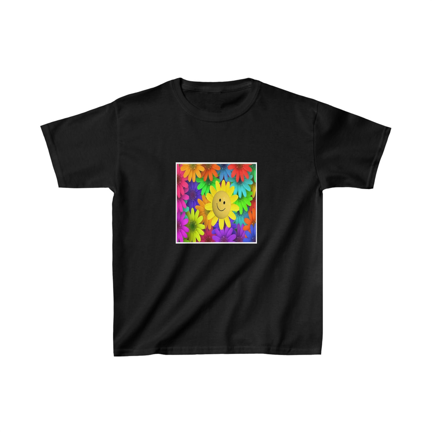 Art, Colorful, Love, Flowers, Positive- Kids, Child, Heavy Cotton, T-shirt