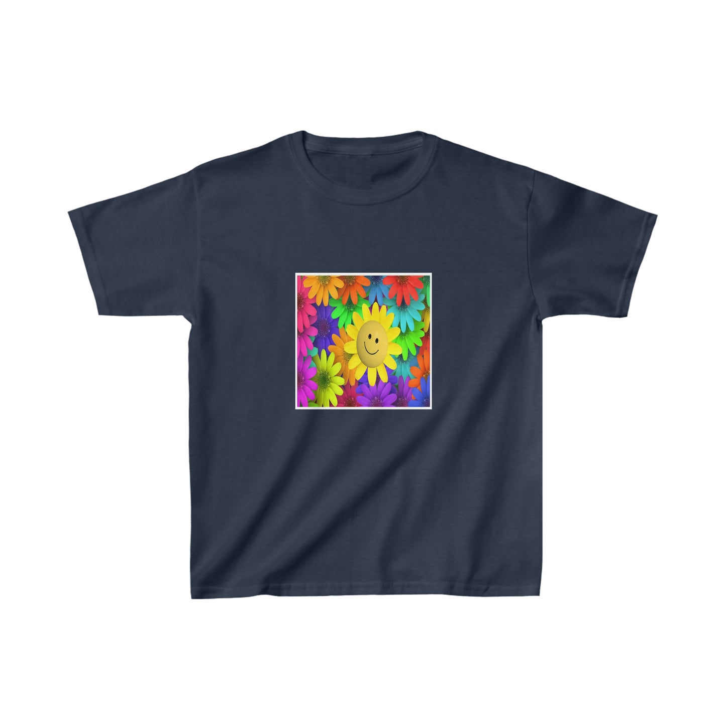 Art, Colorful, Love, Flowers, Positive- Kids, Child, Heavy Cotton, T-shirt
