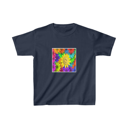 Art, Colorful, Love, Flowers, Positive- Kids, Child, Heavy Cotton, T-shirt