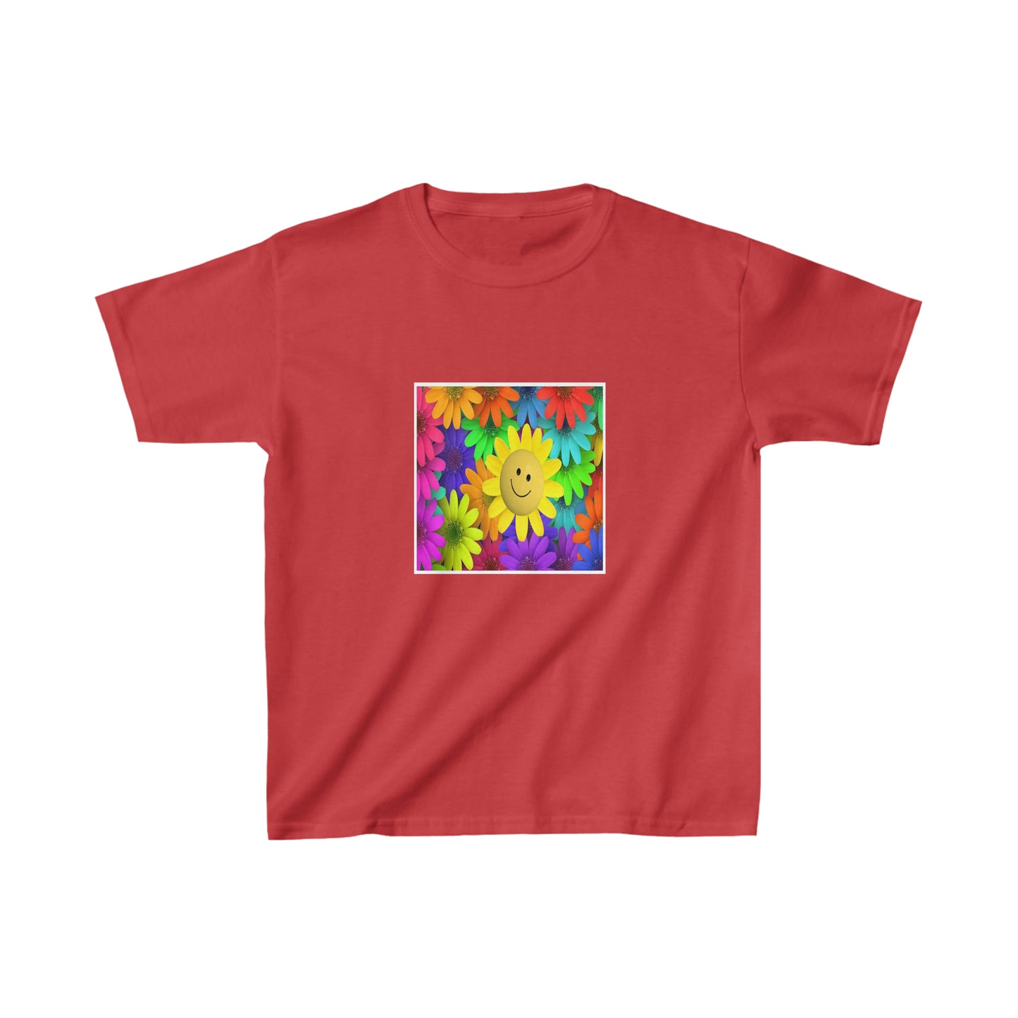 Art, Colorful, Love, Flowers, Positive- Kids, Child, Heavy Cotton, T-shirt
