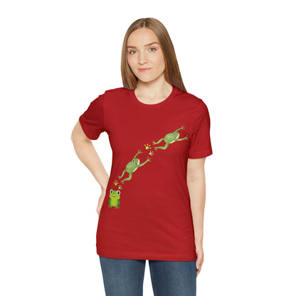 Frog Crossing- Adult, Regular Fit, Soft Cotton, T-shirt
