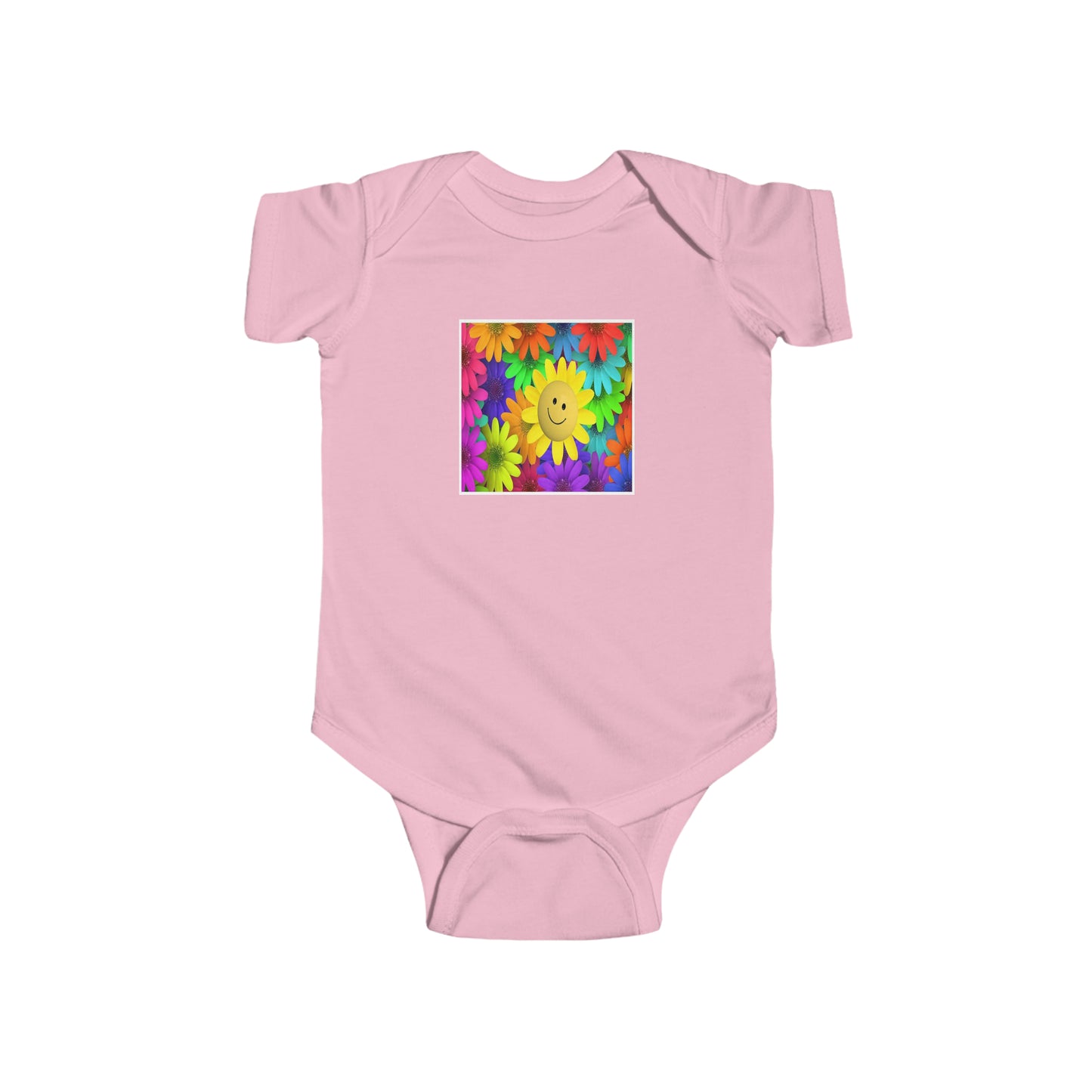 Art, Colorful, Love, Flowers, Positive- Baby, Infant, Toddler, Soft Cotton, Onesie