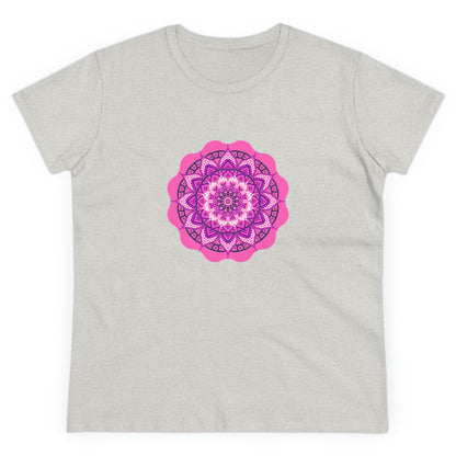 Colorful, Art, Nature, Flowers- Adult, Semi-fitted, T-shirt