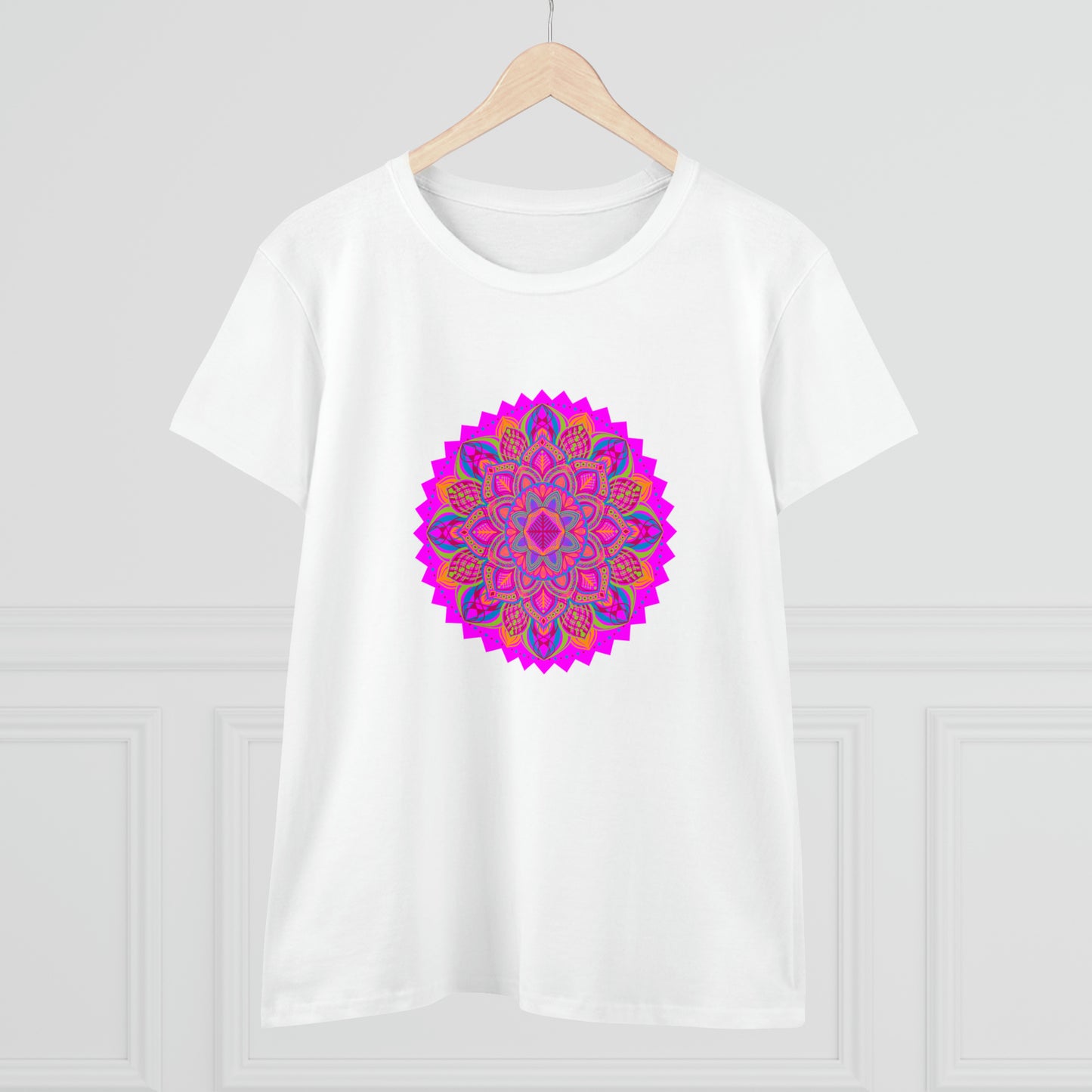 Art, Colorful, Nature, Flowers- Adult, Semi-fitted, T-shirt