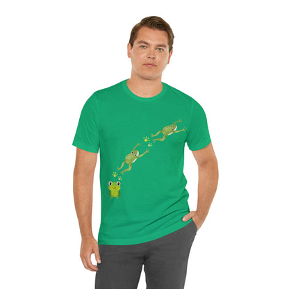 Frog Crossing- Adult, Regular Fit, Soft Cotton, T-shirt