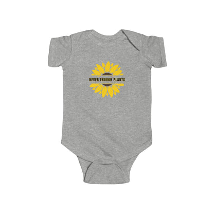 Nature, Plants, Flowers, Garden, Never Enough Plants, Sunflowers- Baby, Infant, Toddler, Soft Cotton, Onesie