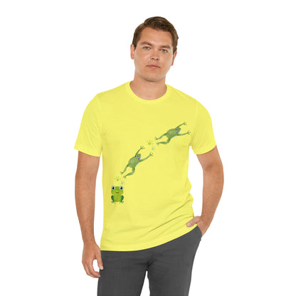Frog Crossing- Adult, Regular Fit, Soft Cotton, T-shirt