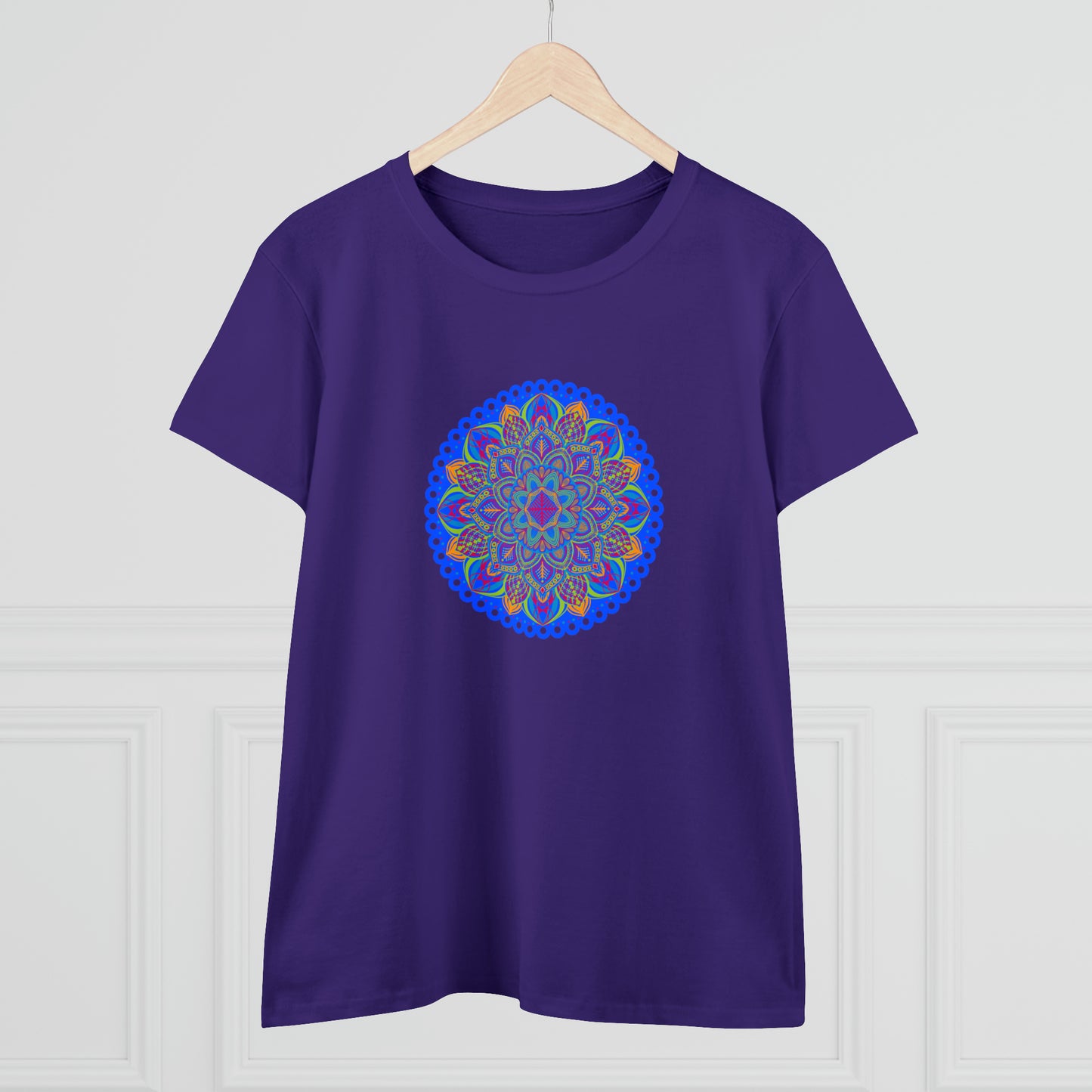Art, Colorful, Nature, Flowers- Adult, Semi-fitted, T-shirt