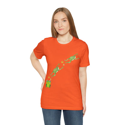 Frog Crossing- Adult, Regular Fit, Soft Cotton, T-shirt