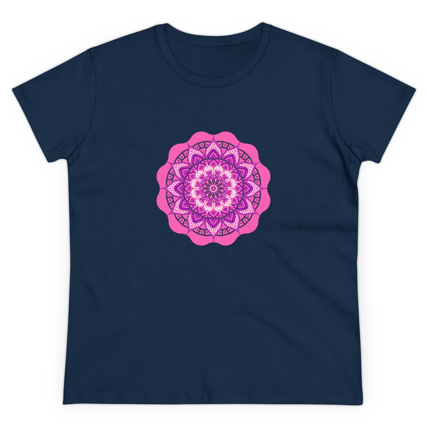 Colorful, Art, Nature, Flowers- Adult, Semi-fitted, T-shirt