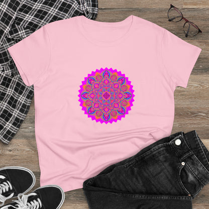 Art, Colorful, Nature, Flowers- Adult, Semi-fitted, T-shirt