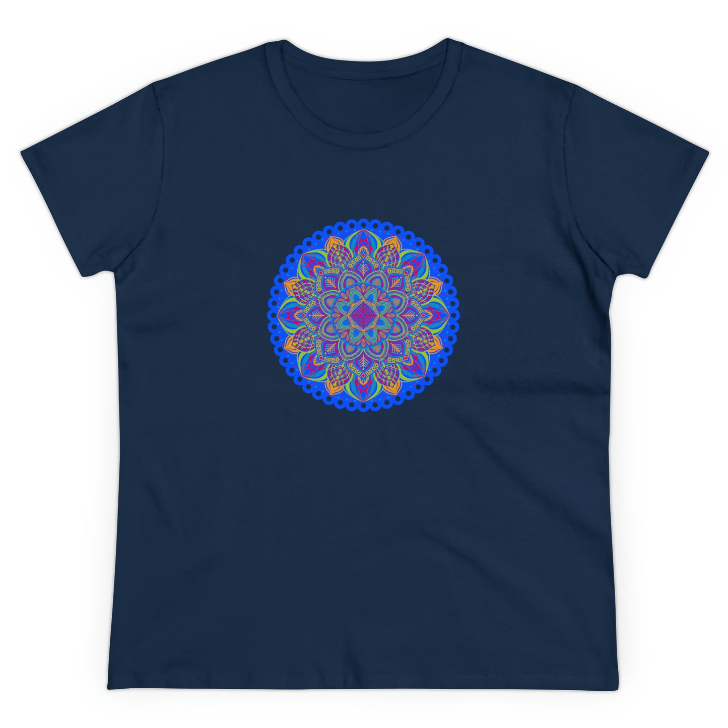Art, Colorful, Nature, Flowers- Adult, Semi-fitted, T-shirt
