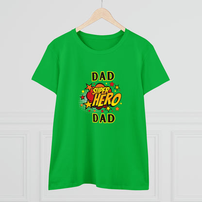 Family, Dad, Superhero, Positive- Adult, Semi-fitted, T-shirt