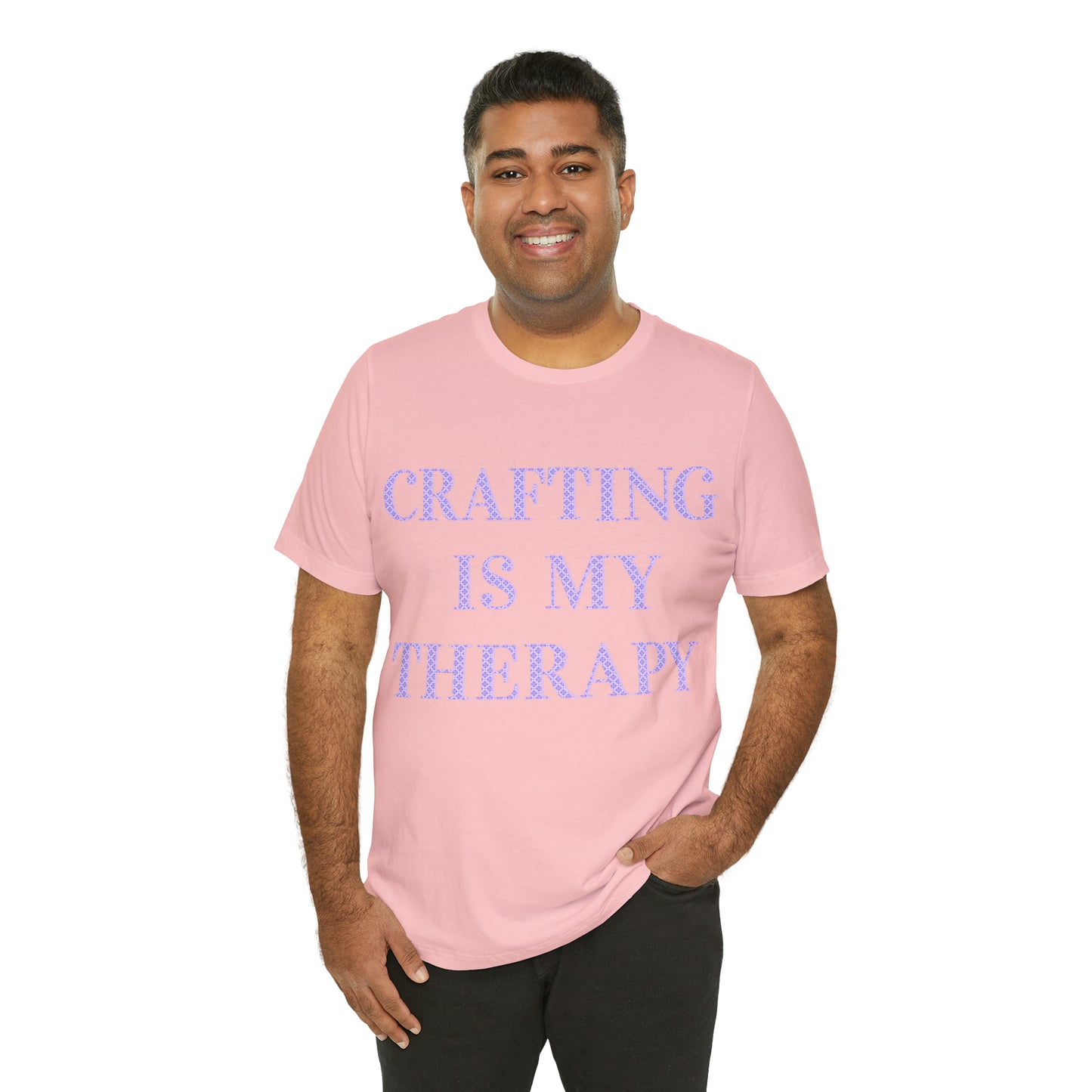 Crafting Is My Therapy- Adult, Regular Fit, Soft Cotton, T-shirt