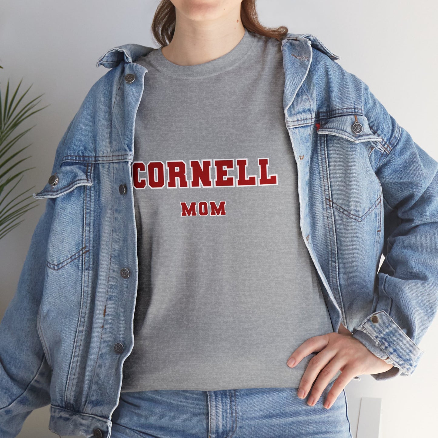 Cornell Mom, parent shirt T-shirt-Unisex Heavy Cotton Tee