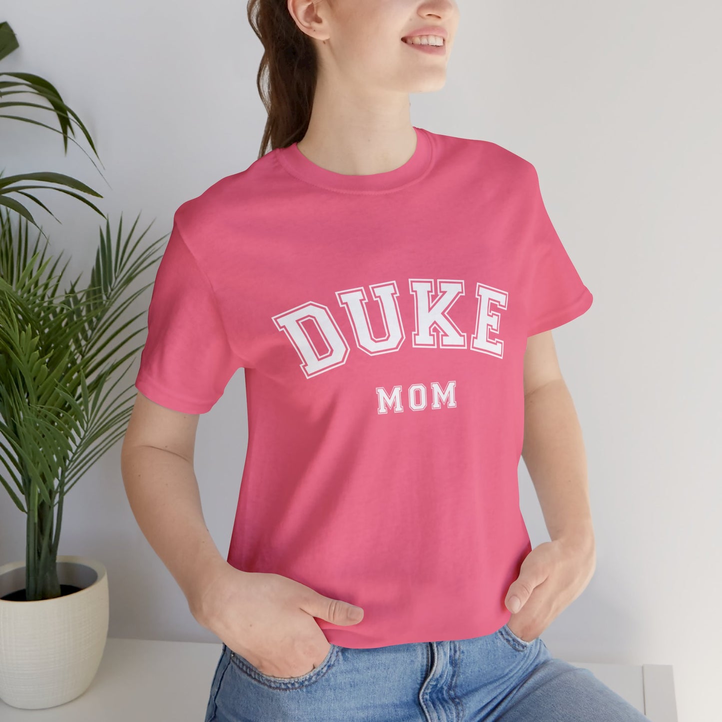 DUKE Mom, parent shirt- Adult, Regular Fit, Soft Cotton, T-shirt