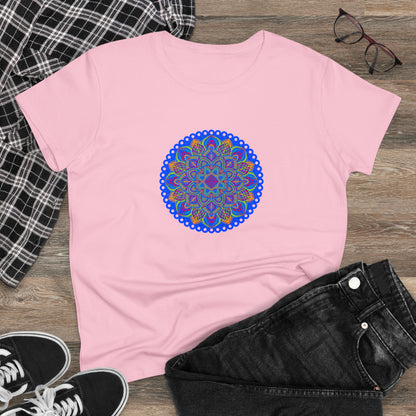 Art, Colorful, Nature, Flowers- Adult, Semi-fitted, T-shirt