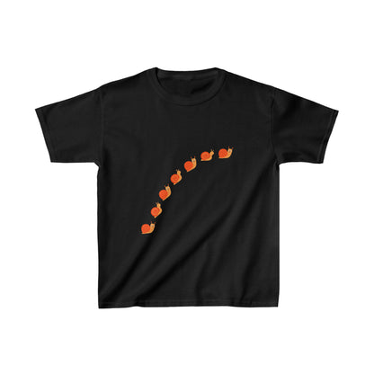 Snail Crossing, Bugs, Animals, Nature, Garden, Plants- Kids, Child, Kids Heavy Cotton™ T-shirt