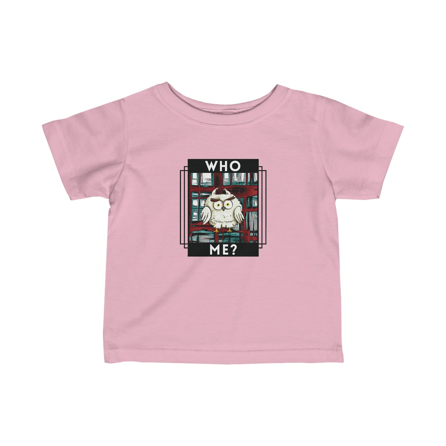 Bird, Who Me? Owl- Baby, Infant, Soft Cotton, T-shirt